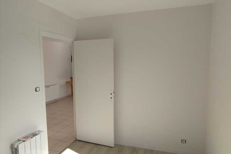 Mur peint dans chambre